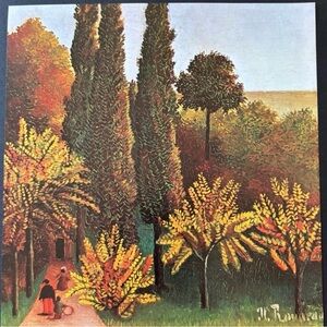 ALLEE DANS LE PARC DES BUTTES CHAUMONT 1908 Henri Rousseau Fine French Art Print